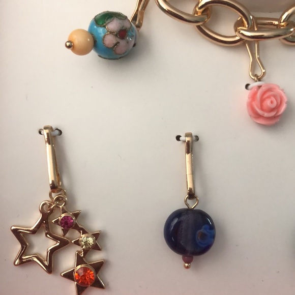 Steve Madden Gold-Tone Charm Bracelet - Picture 2 of 6